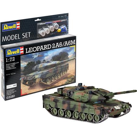 1:72 Revell 63180 Leopard 2A6/A6M - Model Set Plastic kit
