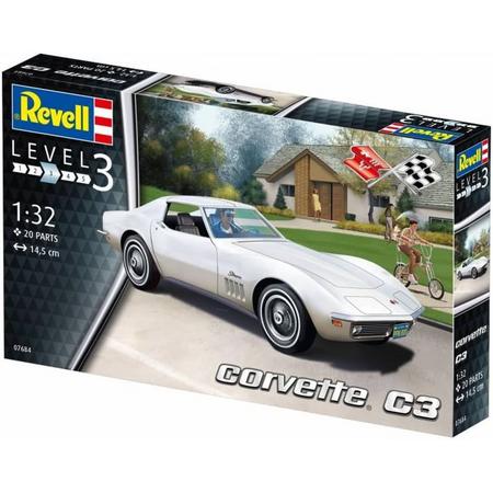 Corvette C3 Revell schaal 1:32