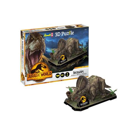 Revell 00242 Jurassic World Dominion - Triceratops 3D Puzzel