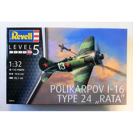 Revell 03914 Polikarpov I-16 Type 24 