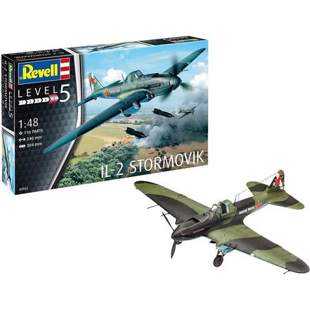 Revell Modelbouwset Il-2 Stormovik 1:48 Groen 116-delig