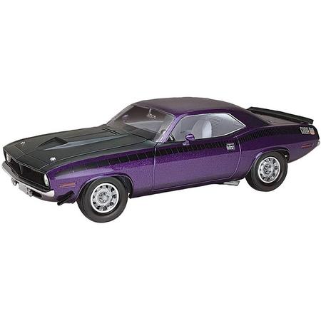Revell Modelbouwset Plymouth Aar Cuda 1:25 Paars 128-delig
