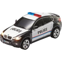   Rc Bmw X6 Politiewagen Zwart/wit 1:24