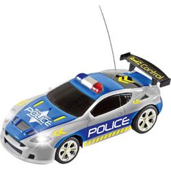   Rc Politieauto Junior Zilver/blauw 7 Cm