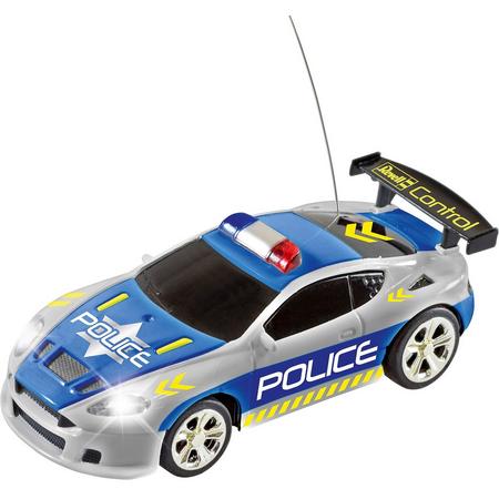 Revell Rc Politieauto Junior Zilver/blauw 7 Cm