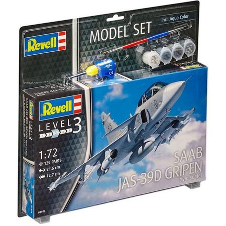 Revell modelbouwpakket Saab JAS-39D Gripen Tw