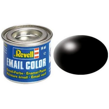 Revell verf voor modelbouw zijdemat zwart kleurnummer 302