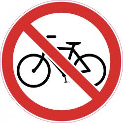 15x Geen fietsen plaatsen sticker - Verboden fietsen te plaatsen – Rood Zwart - 5x5cm – 15 stuks - geen fietsen plaatsen bord - geen fietsen plaatsen5x
