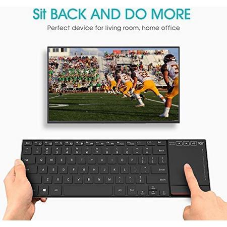 Rii mini K22 comfortabel slim-size keyboard met functietoetsen en touchpad