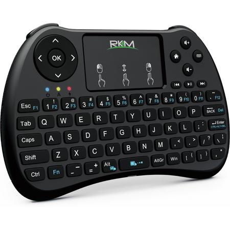 Rikomagic K6 USB QWERTY Zwart toetsenbord voor mobiel apparaat
