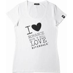 Riverdale dames t-shirt wit, maat L met opdruk ; I Love