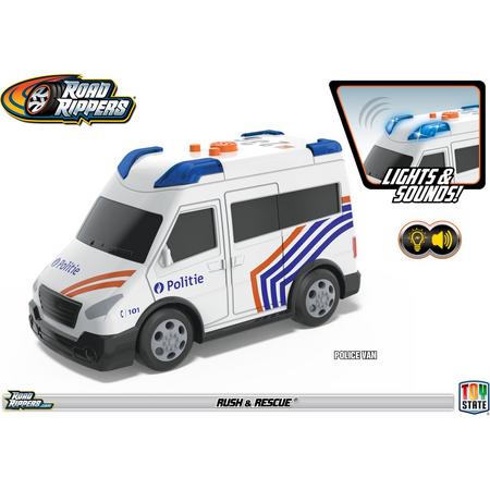 Road Rippers Belgische Politie bus - Speelgoedvoertuig