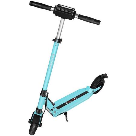 Road Master Elektrische Step Electric Scooter,voor Kinderen en Volwassenen, Opvouwbaar, Lichtgewicht, Aanpasbare Hoogte - Blauw