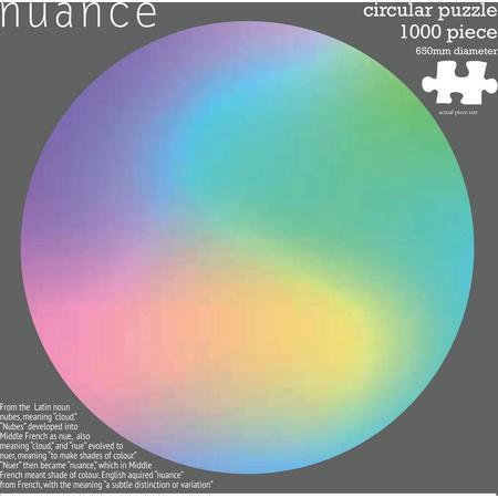 Puzzel World nuance magnetic field 1000 pieces rond