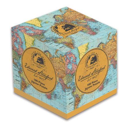Robert Frederick puzzel 100 stuks thema wereldkaart Edward Stanford
