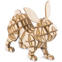 Modern 3D Wooden Puzzel konijn