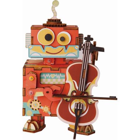 Robotime DIY Muziekdoos - Kleine Performer