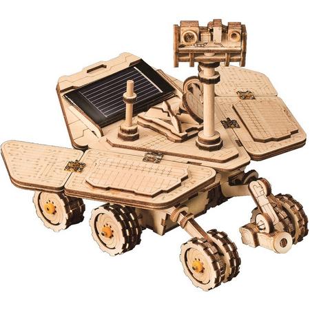 Robotime Opportunity Rover met zonnecel LS503 - Houten Modelbouw - DIY