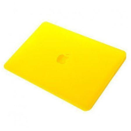 Rocases Macbook Pro Retina 15 Hard Case Cover Laptop Sleeve (Mat Geel)