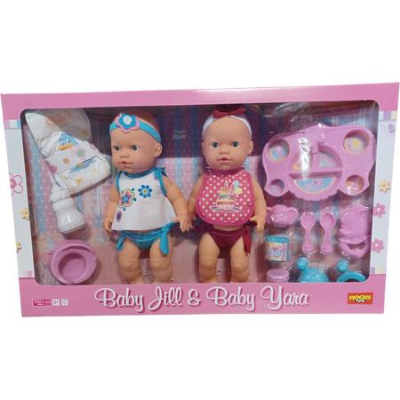 Baby Jill & Baby Yara - Speel set - 20 delig - Rocks Toys