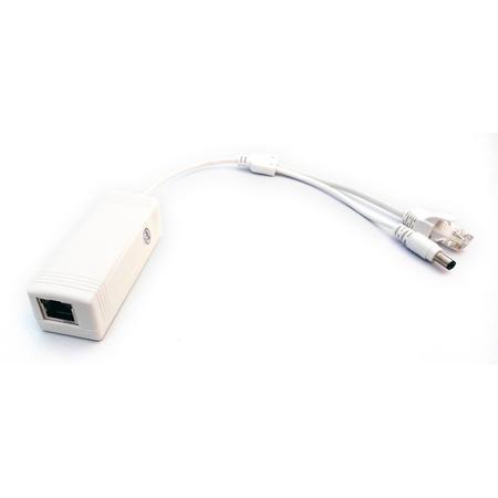 12V PoE (Power-over-Ethernet) splitter/adapter 802.3af