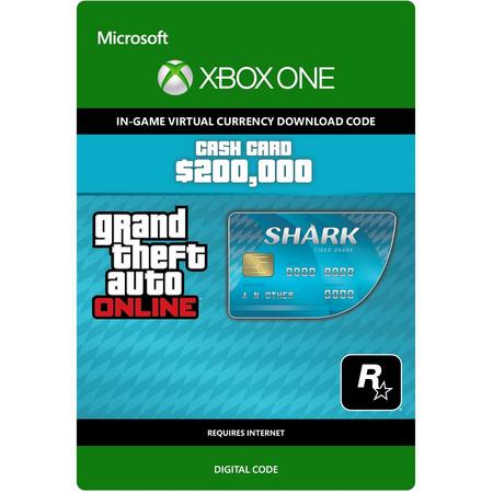 Grand Theft Auto V (GTA 5) - Tiger Shark Cash Card: $ 200.000 - Xbox One download
