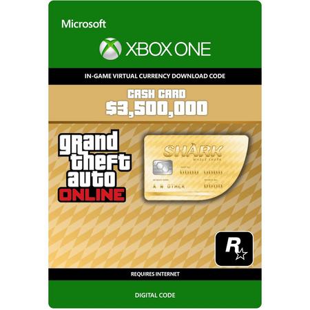 Grand Theft Auto V (GTA 5) - Whale Shark Cash Card $ 3.500.000 - Xbox One download