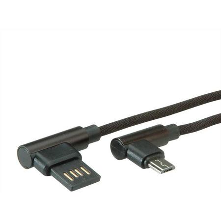 ROLINE 11.02.8722 USB-kabel 3 m USB A Micro-USB B Mannelijk