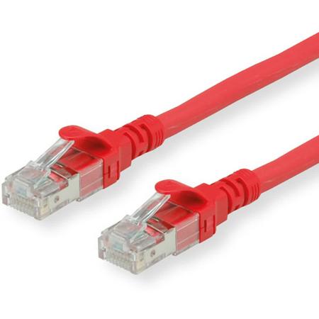 S/FTP netwerkkabel rood - CAT6 - 0,50 meter