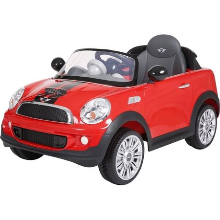 Rollplay Mini Cooper S Coupe Rc Accuvoertuig 6 Volt Rood
