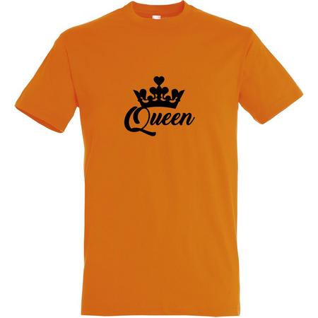 Oranje T shirt met  