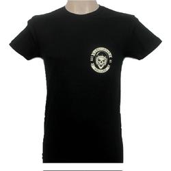 T-Shirt - Voor en Achter Geprint - Casual T-Shirt - Fun T-Shirt - Fun Tekst - Lifestyle T-Shirt - Biker - Skull - Amsterdam - Holland Established 1275 - souvenir - S