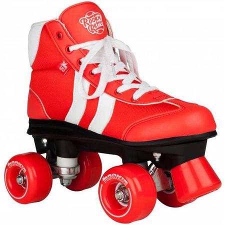 Rookie Retro V2 Rolschaatsen - Kinderen - Rollerskates - Rood/Wit - Maat 37