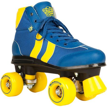 Rookie Retro V2 blauw geel rolschaatsen