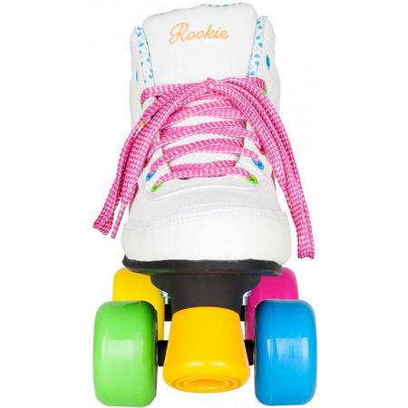 Rookie Rolschaatsen - Forever Rainbow - Kinderen - Maat 34 - Wit/Multi