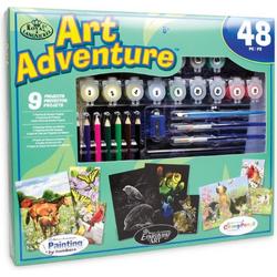 Art Adventure Super Value Set - Schilderen op nr set - 48 delig