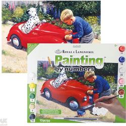 Schilderen op nummer - Paint by numbers - Junior - Spots carwash