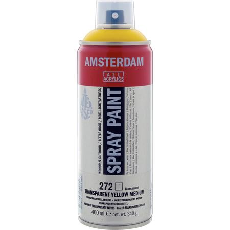 Amsterdam acrylspray 400 ml 272 transparantgeel middel