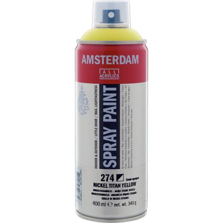 Amsterdam acrylspray 400 ml 274 nikkeltitaangeel
