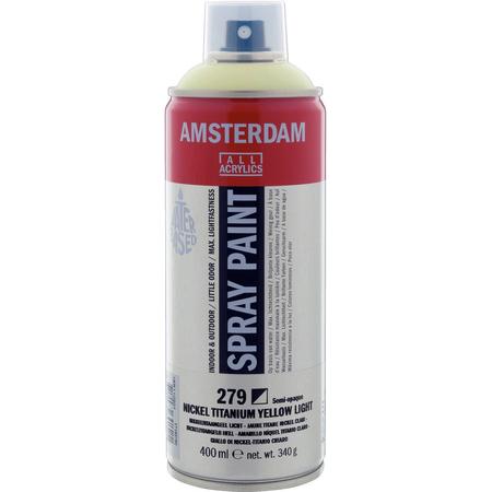 Amsterdam acrylspray 400 ml  279 nikkeltitaangeel licht
