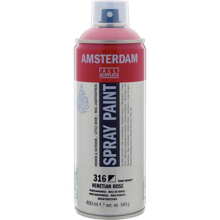 Amsterdam acrylspray 400 ml 316 venetiaansrose