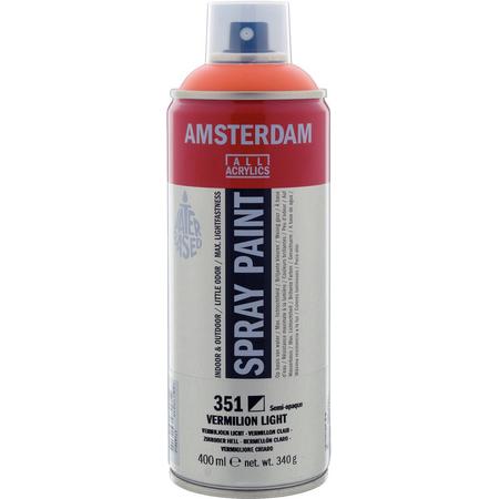Amsterdam acrylspray 400 ml 351 vermiljoen licht