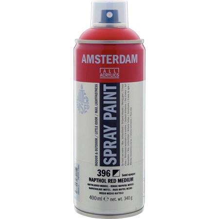 Amsterdam acrylspray 400 ml 396 naftolrood middel