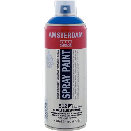 Amsterdam acrylspray 400 ml 512 kobaltblauw ultramarijn