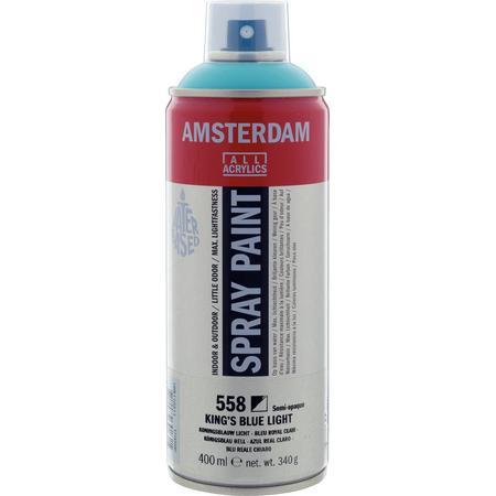 Amsterdam acrylspray 400 ml 558 koningsblauw licht