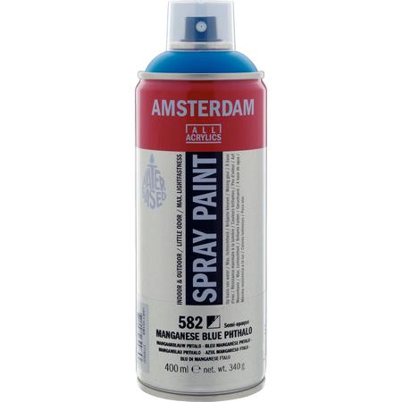 Amsterdam acrylspray 400 ml 582 mangaanblauw phtalo