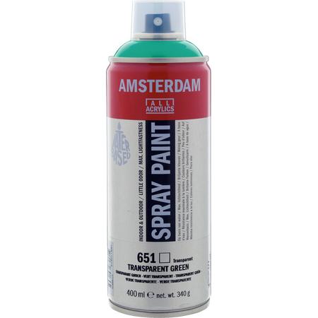 Amsterdam acrylspray 400 ml 651 transparantgroen