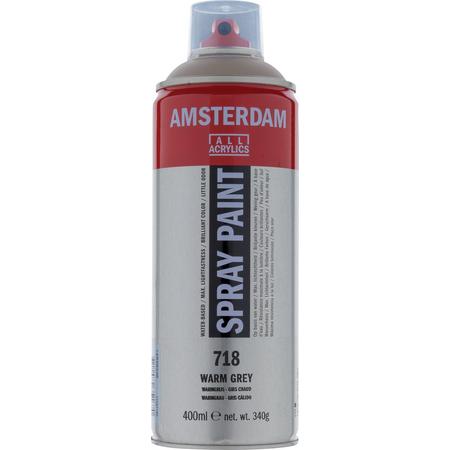 Amsterdam acrylspray 400 ml 718 warmgrijs