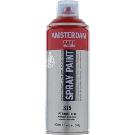 Amsterdam acrylspray 400 ml pyrrolerood
