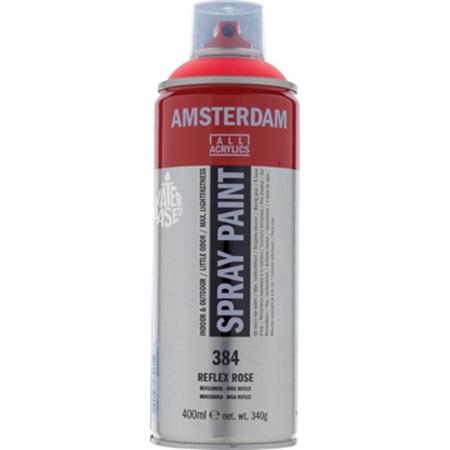Amsterdam acrylspray 400 ml reflex roze